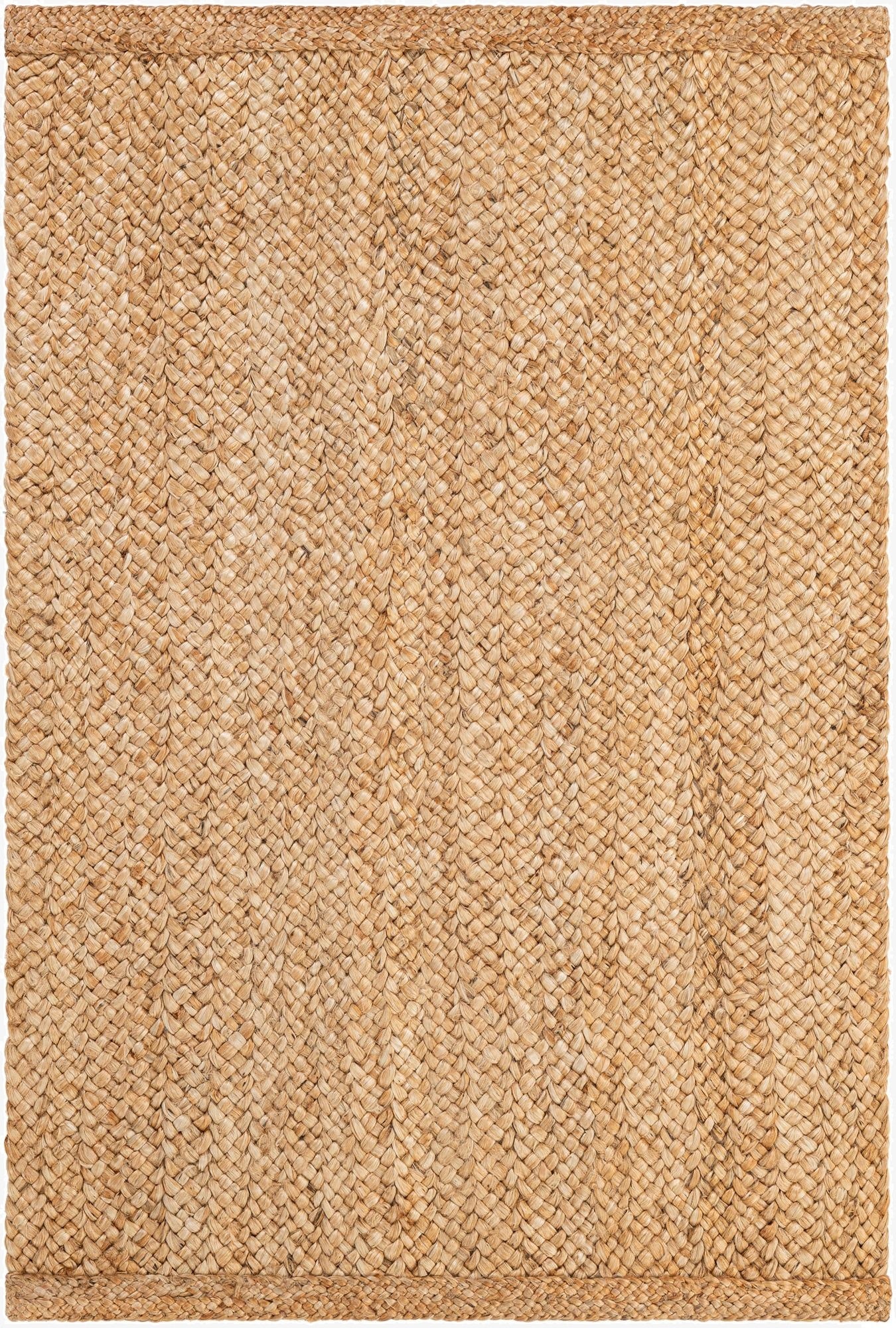 4' 1 x 6' 1  Hand Heirloom Braided Jute Rug