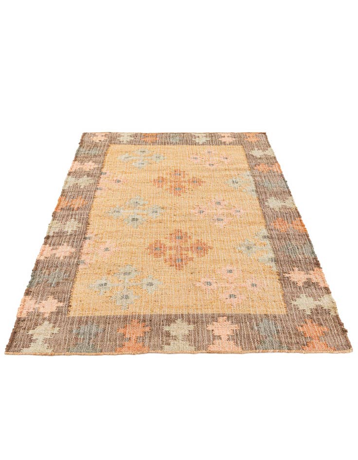 Detail image of 4' x 5' 9  Hand Woven Kala Handwoven Jute Rug