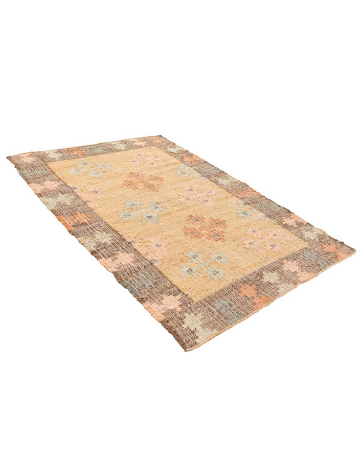 Detail image of 4' x 5' 9  Hand Woven Kala Handwoven Jute Rug