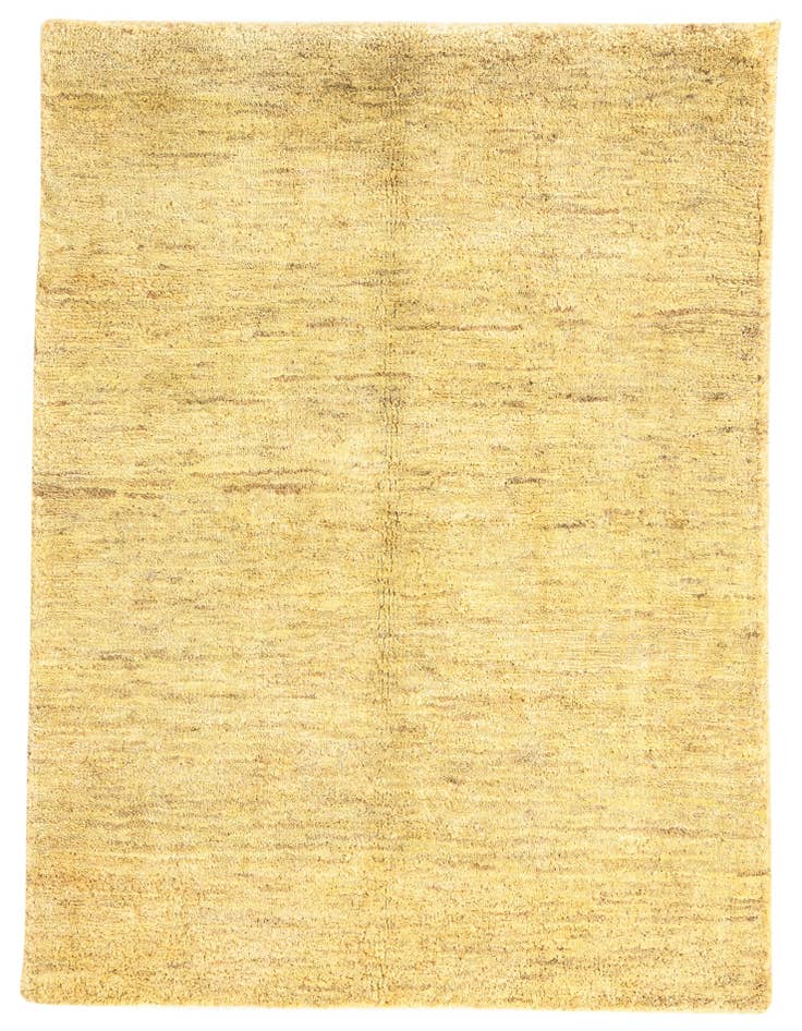 Detail image of 4' 7 x 6' 4 Hand Knotted Kashkuli Gabbeh Wool Rug