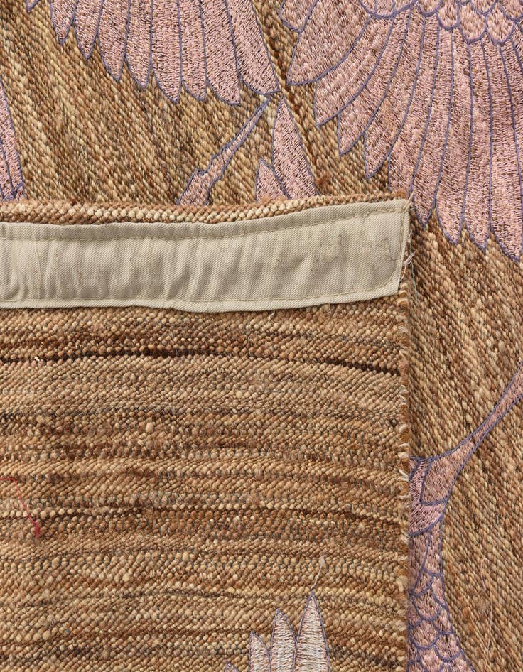 Detail image of 9' 7 x 12'  Hand Woven Kilim Modern Wool Rug