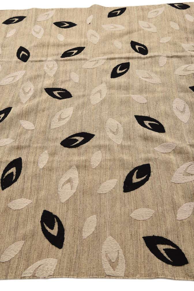 6' 8 x 8' 9 Hand Woven Kilim Modern Rug