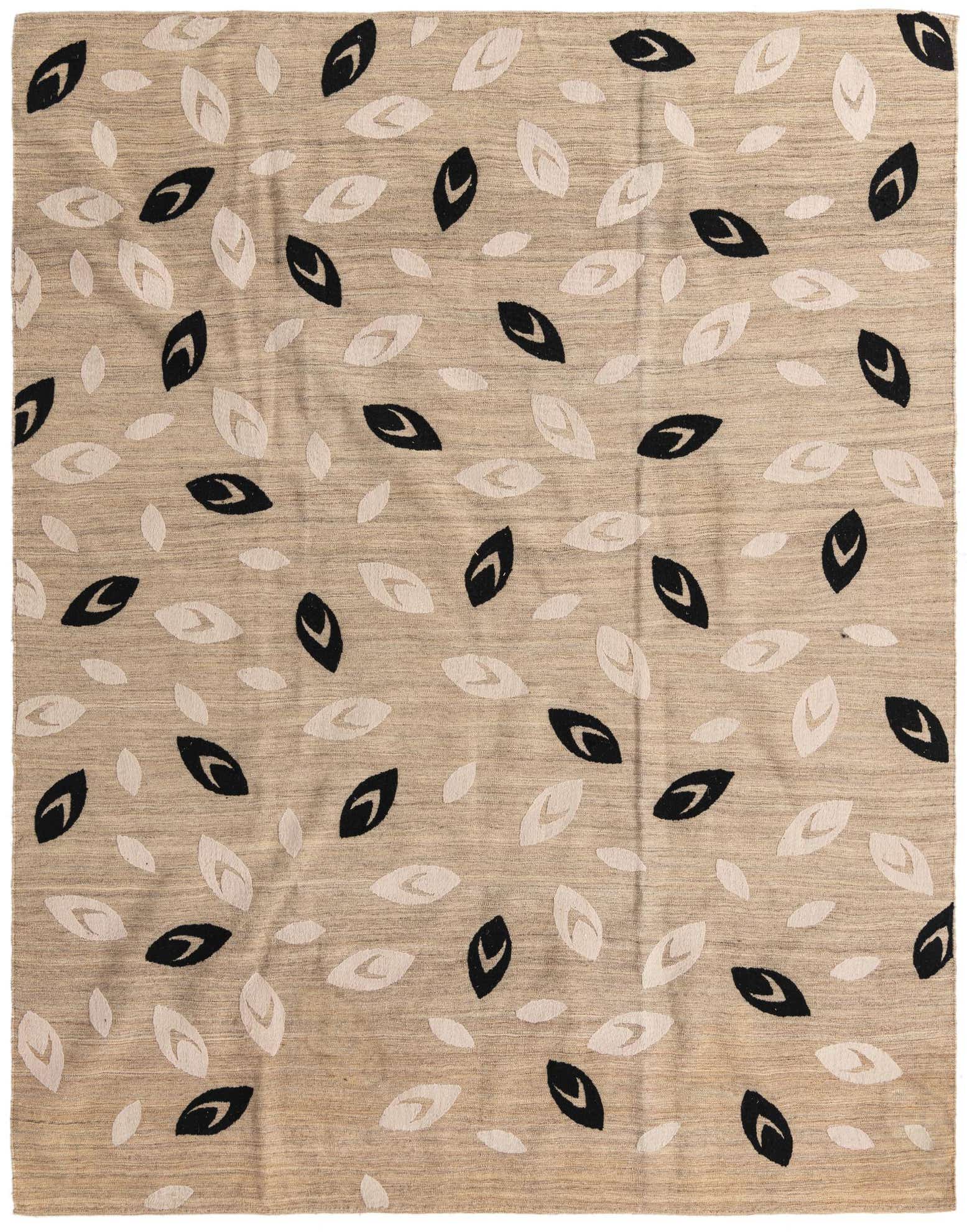 6' 8 x 8' 9 Hand Woven Kilim Modern Rug