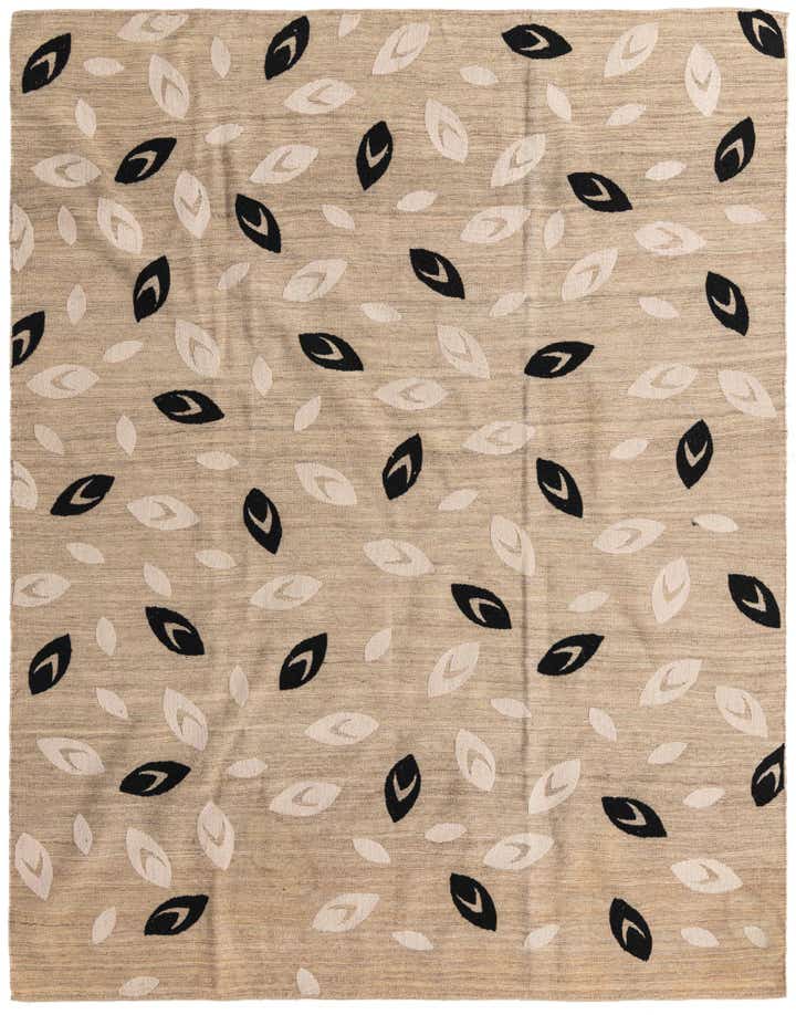 6' 8 x 8' 9 Hand Woven Kilim Modern Rug