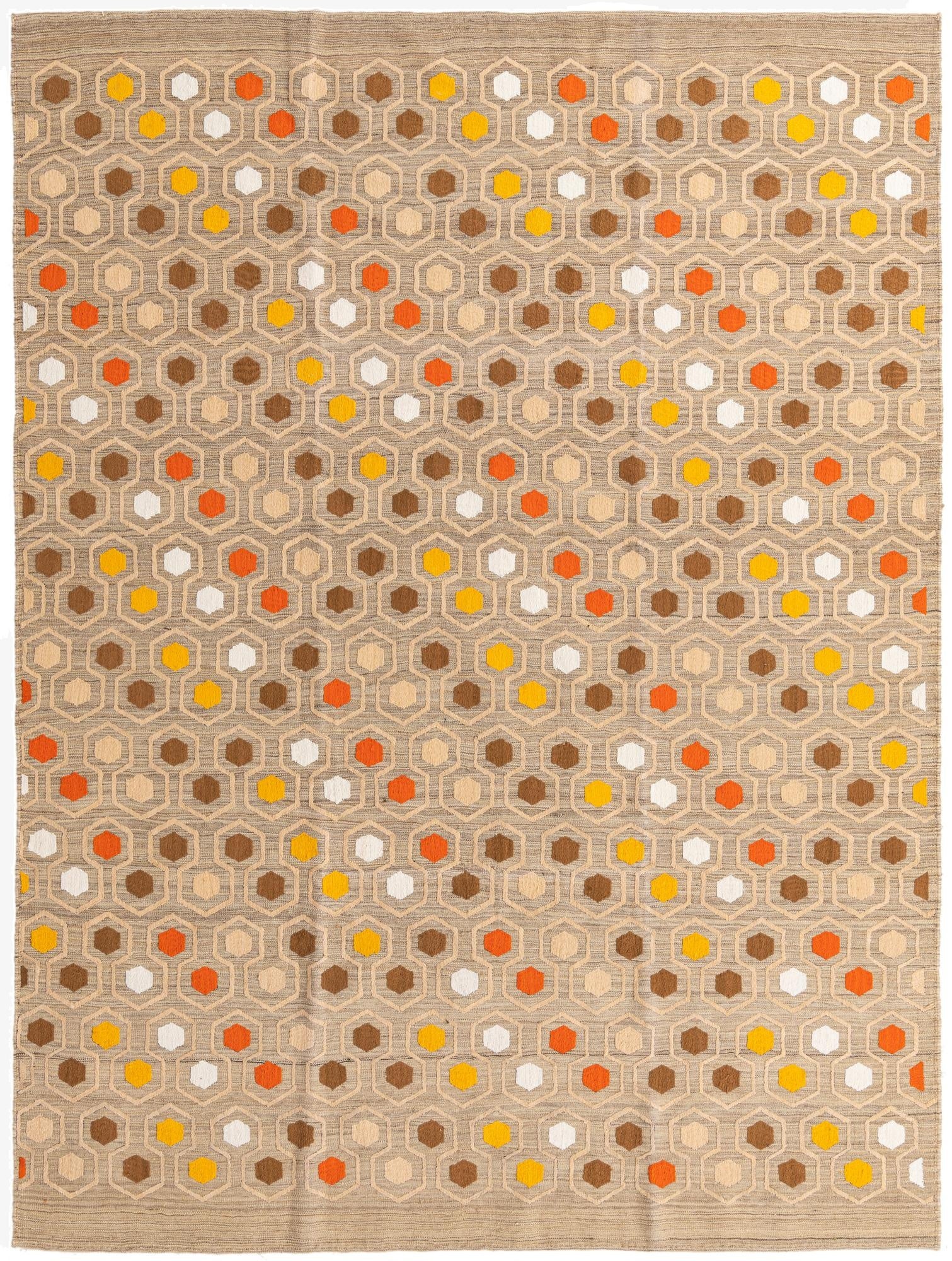 215cm x 285cm  Hand Woven Kilim Modern Rug