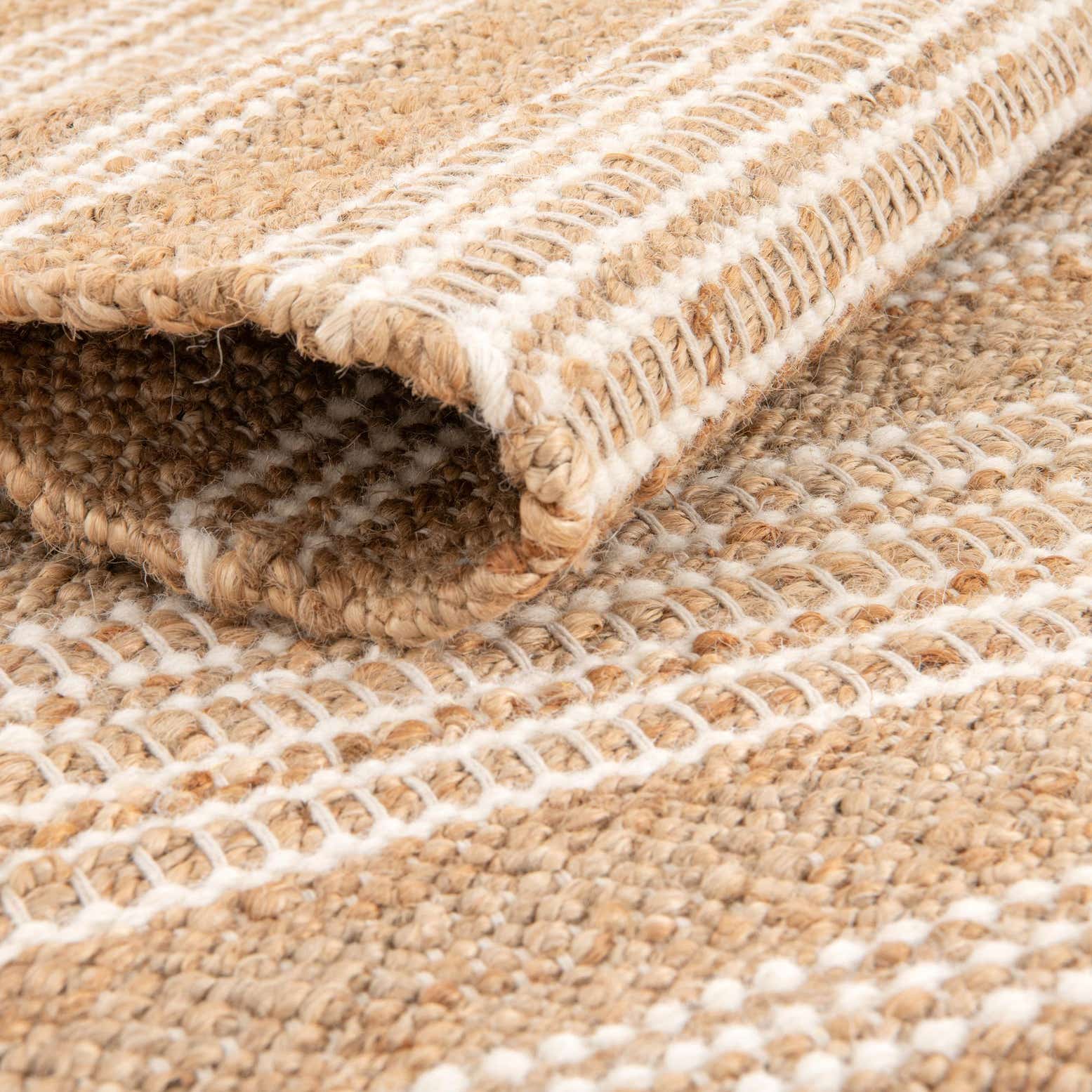 Custom Natural Hand Woven Lariat Rug