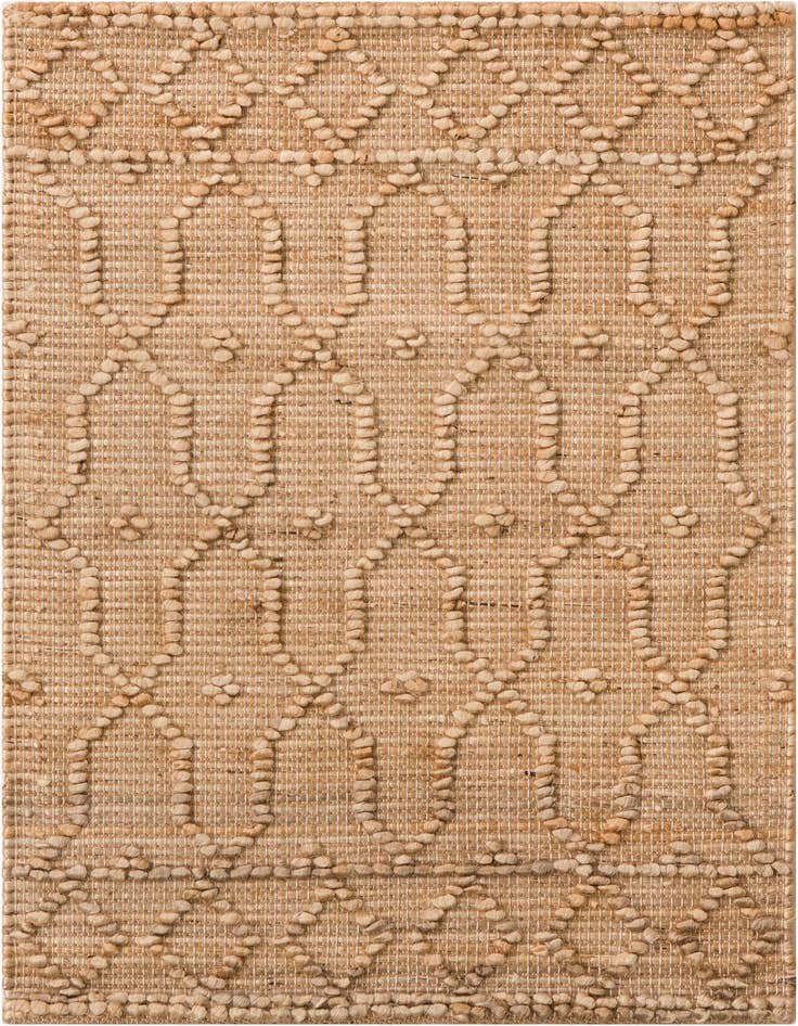 Detail image of 2' 2 x 3' 1 Hand Woven Larsa Jute Rug
