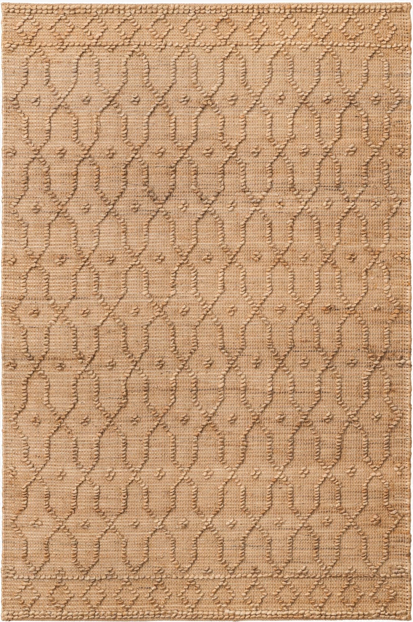 4' 1 x 6' 1  Hand Woven Larsa Jute Rug