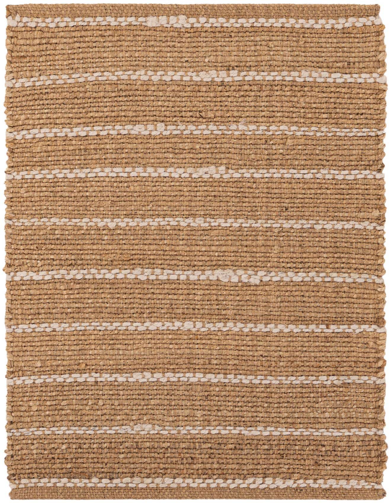 2' x 3' 1 Hand Braided Laurel Handwoven Jute Rug