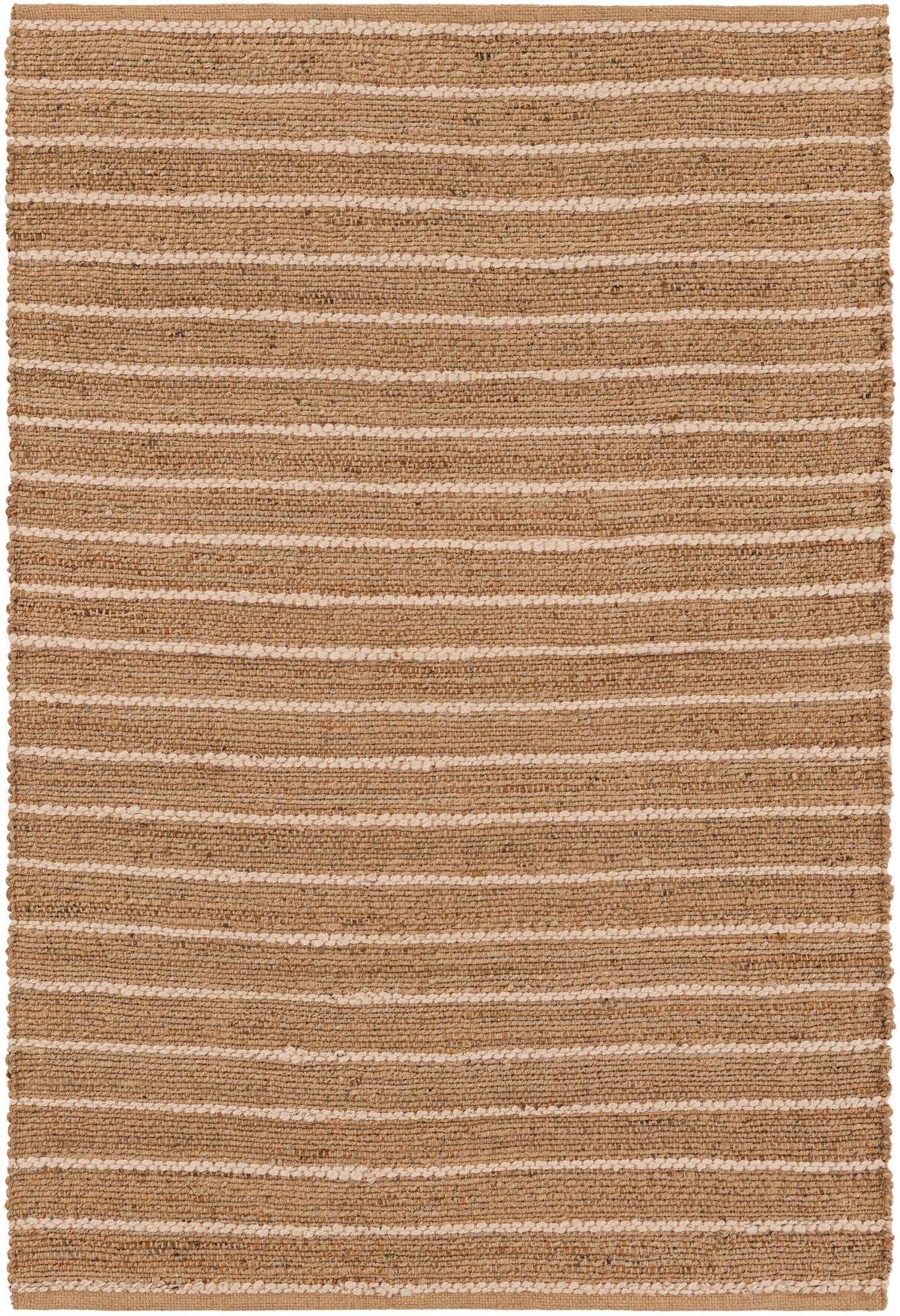 4' 1 x 6' 1 Hand Braided Laurel Handwoven Jute Rug