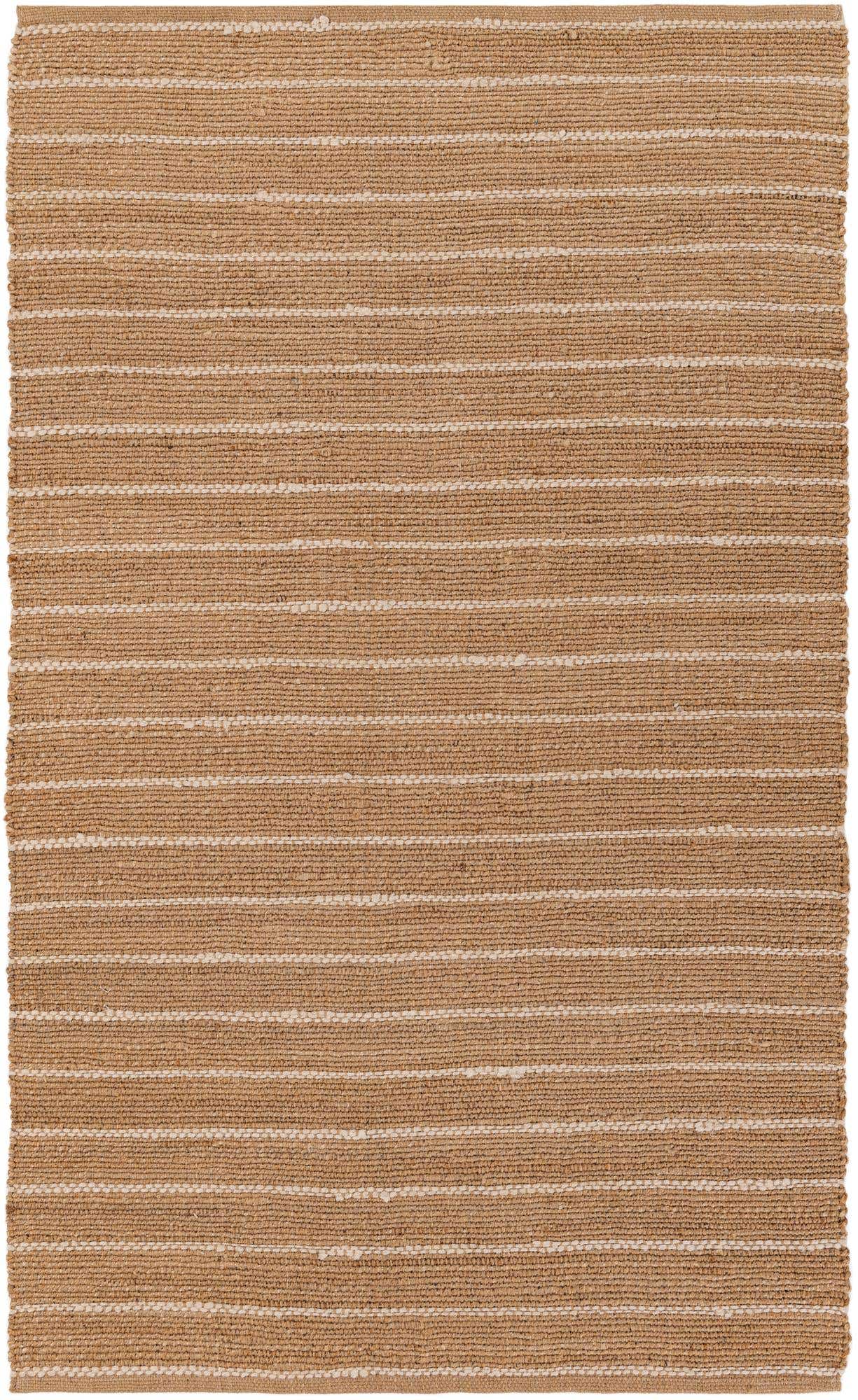5' 1 x 8' Hand Braided Laurel Handwoven Jute Rug