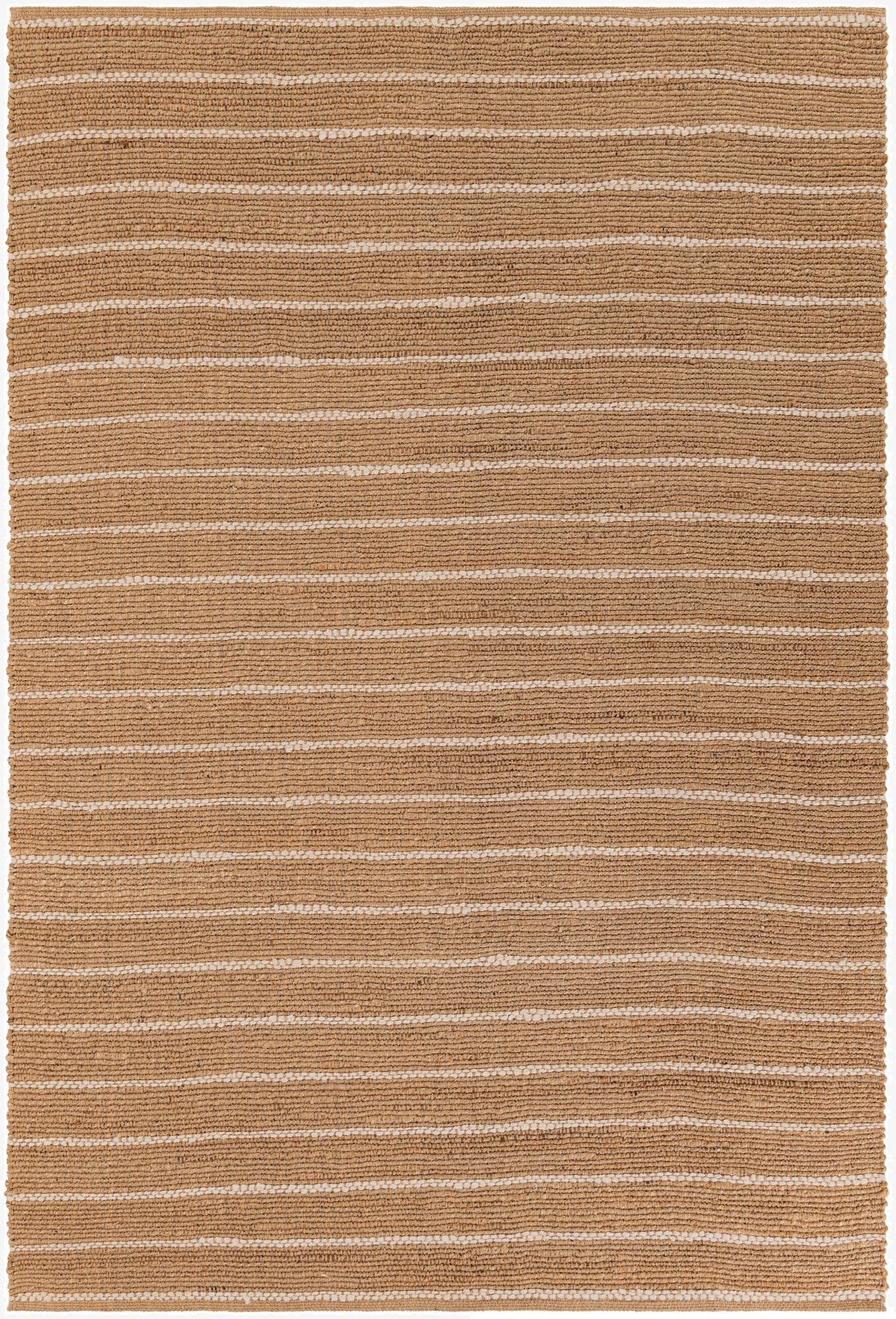 6' 1 x 9'  Hand Braided Laurel Handwoven Jute Rug