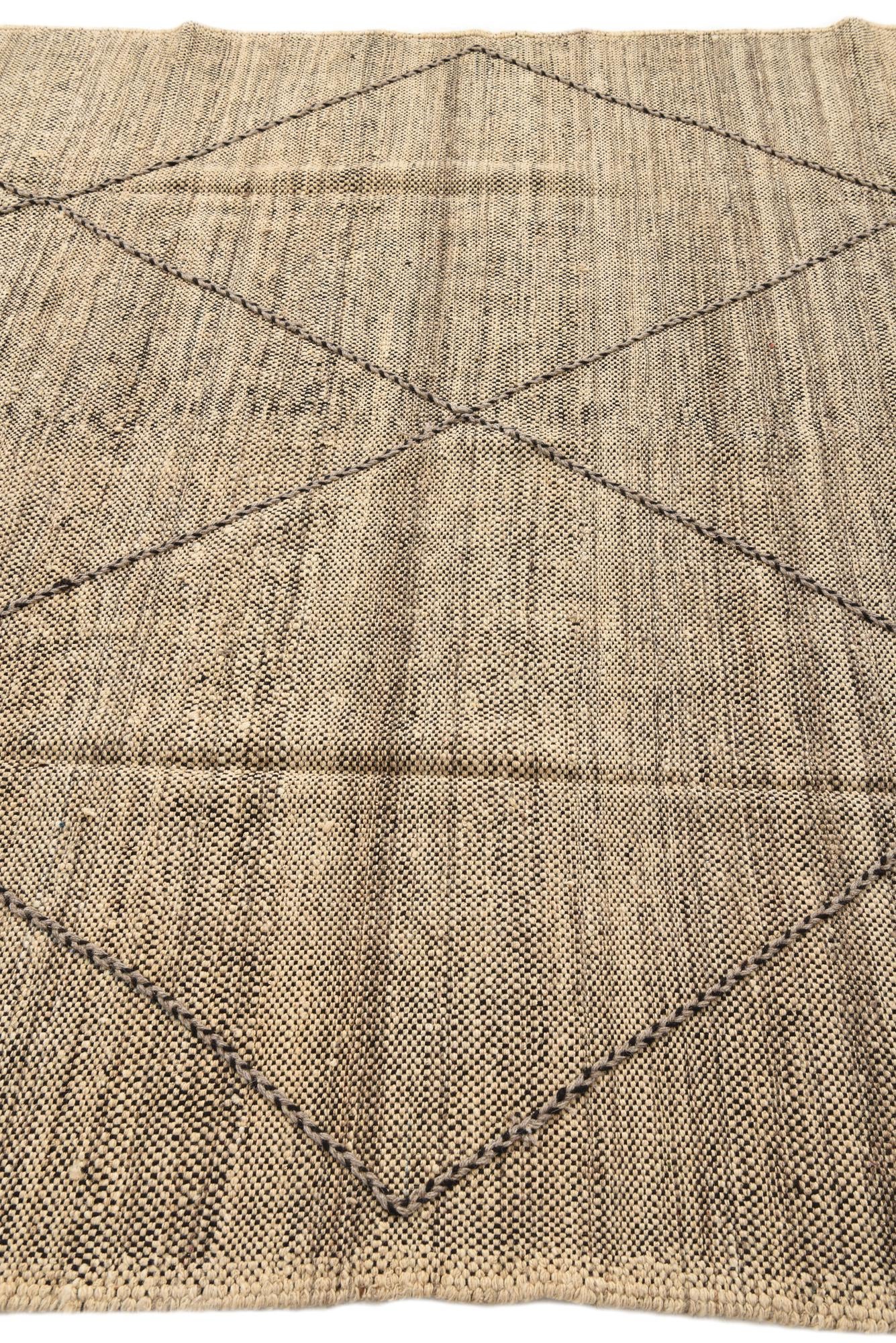 7' x 10' Hand Knotted Moroccan Wool Rug