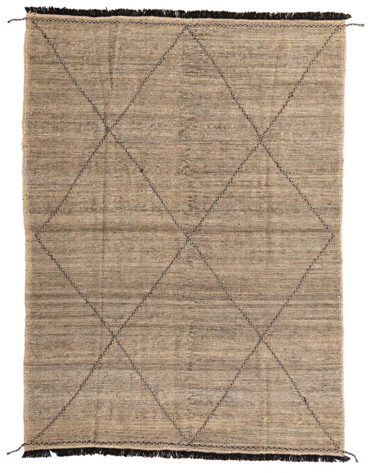 Detail image of 7' x 10' Hand Knotted Moroccan Wool Rug