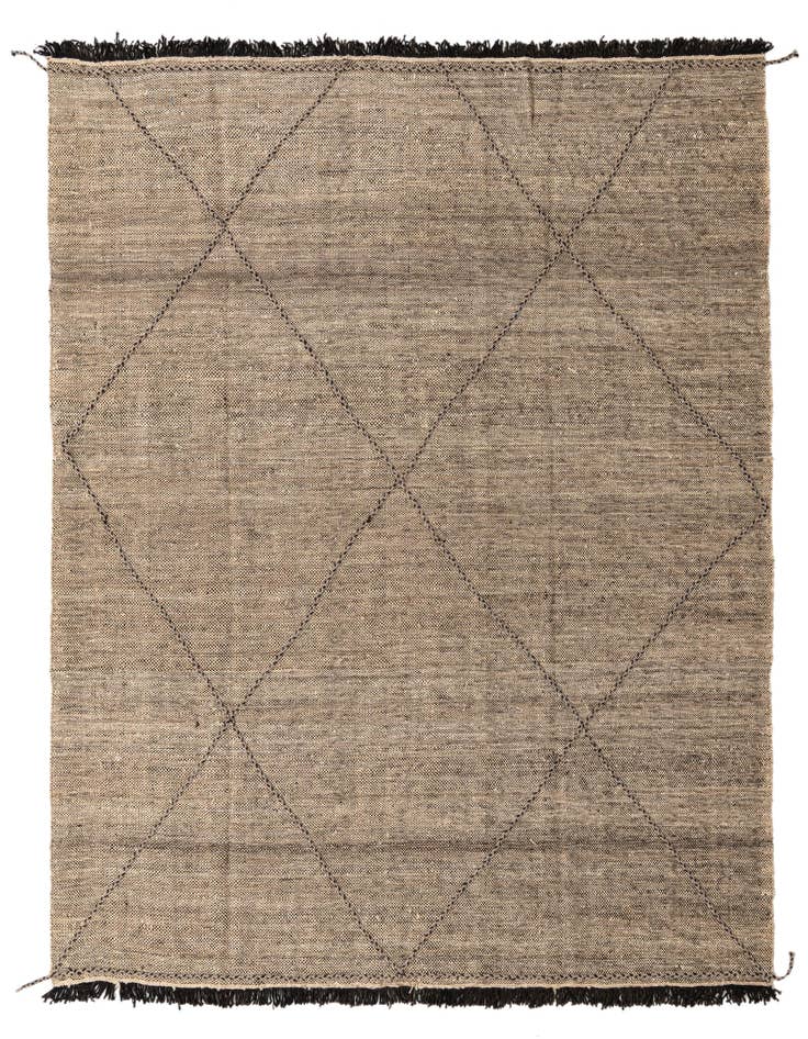 Detail image of 8' 3 x 9' 8 Hand Knotted Moroccan Wool Rug