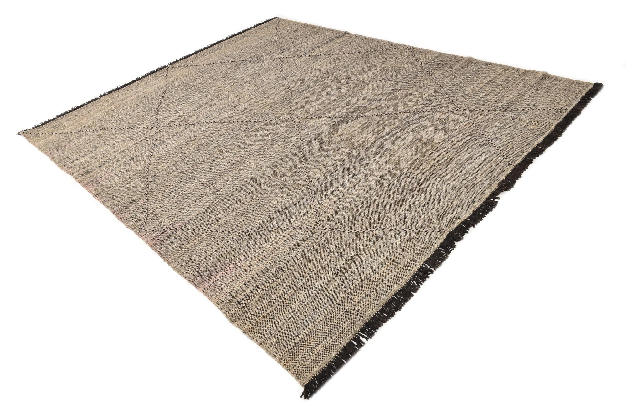 8' 3 x 9' 10 Hand Knotted Moroccan Wool Rug