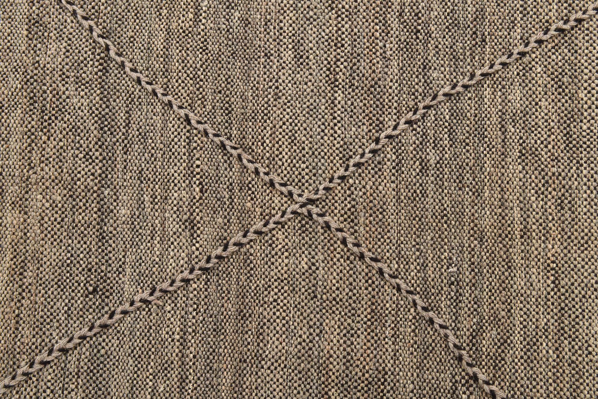 8' 3 x 9' 10 Hand Knotted Moroccan Wool Rug