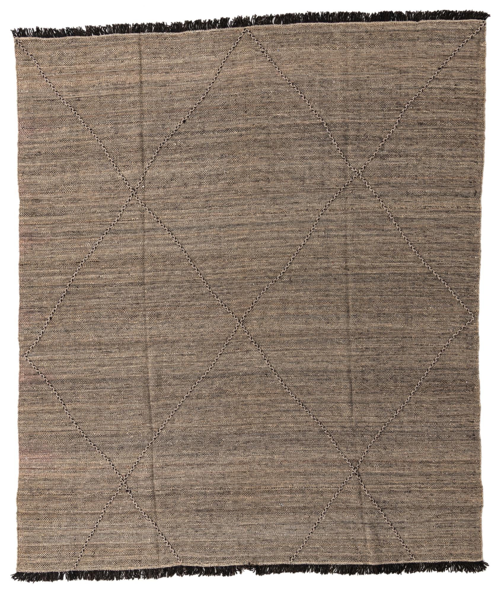 8' 3 x 9' 10 Hand Knotted Moroccan Wool Rug