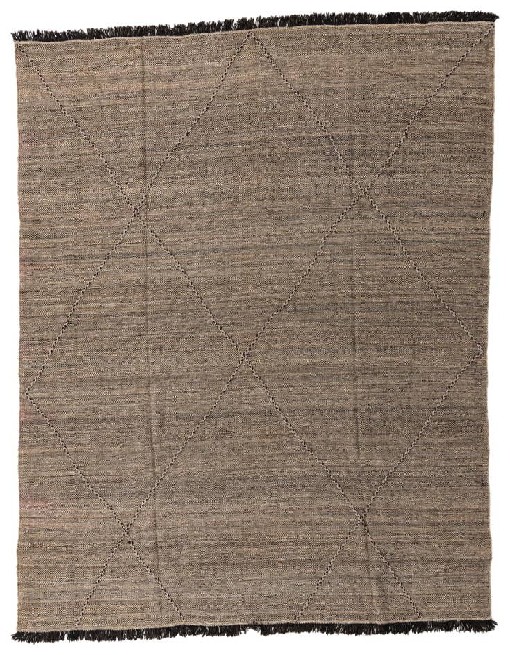 Detail image of 8' 3 x 9' 10 Hand Knotted Moroccan Wool Rug