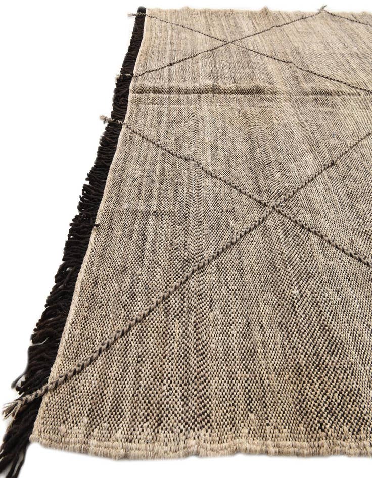 Detail image of 7' x 9' 9 Hand Knotted Moroccan Wool Rug