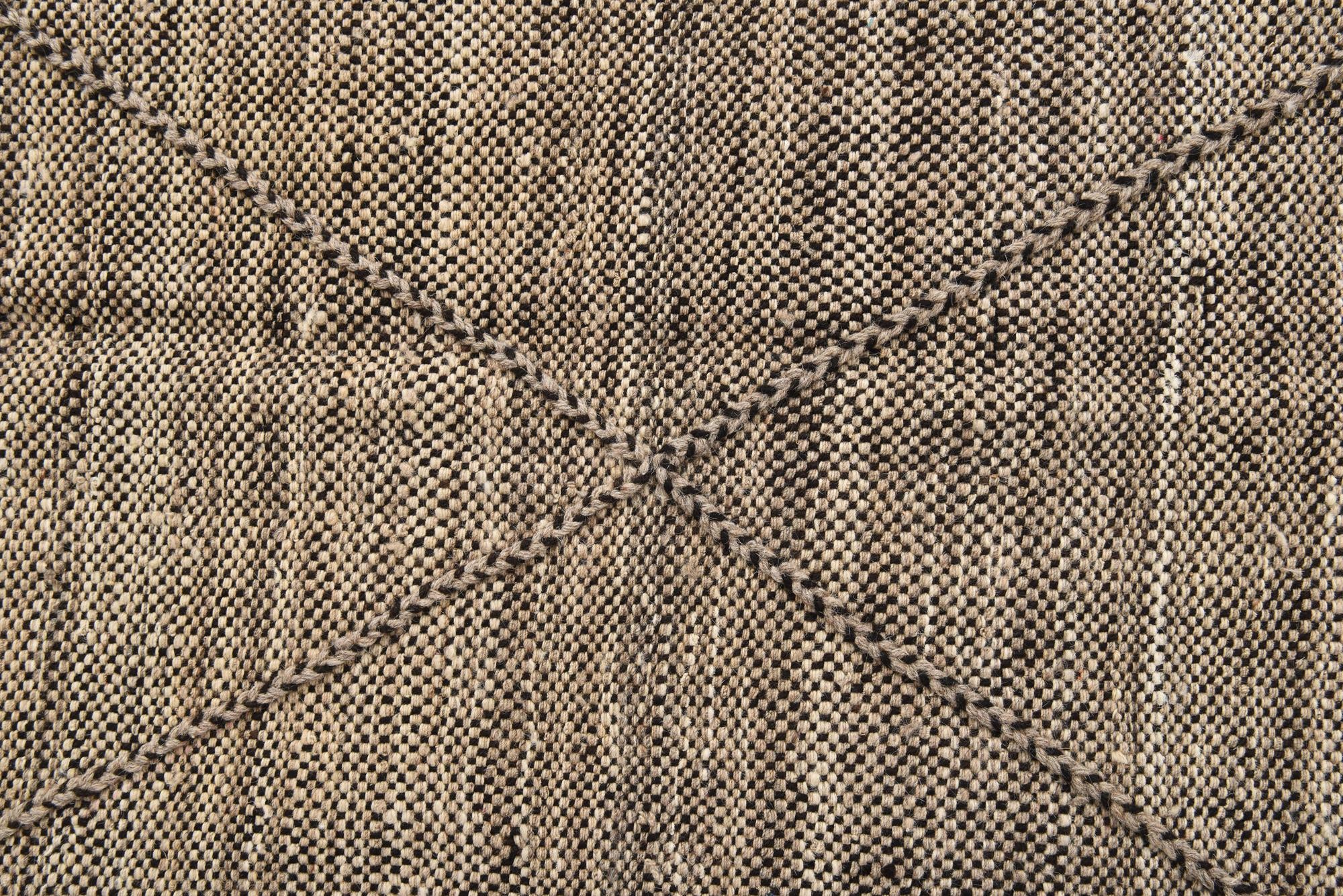 7' x 9' 9 Hand Knotted Moroccan Wool Rug