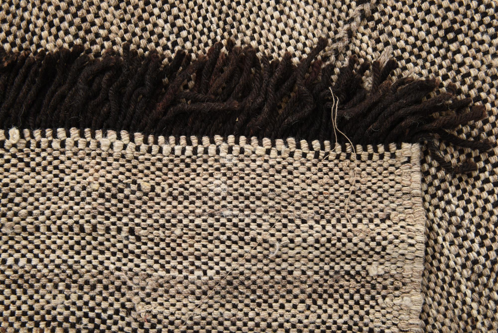 7' x 9' 9 Hand Knotted Moroccan Wool Rug