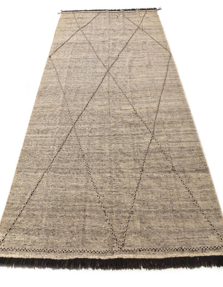 Detail image of 7' x 10'  Hand Knotted Moroccan Wool Rug