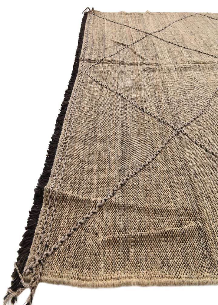 7' x 9' 7 Hand Knotted Moroccan Wool Rug