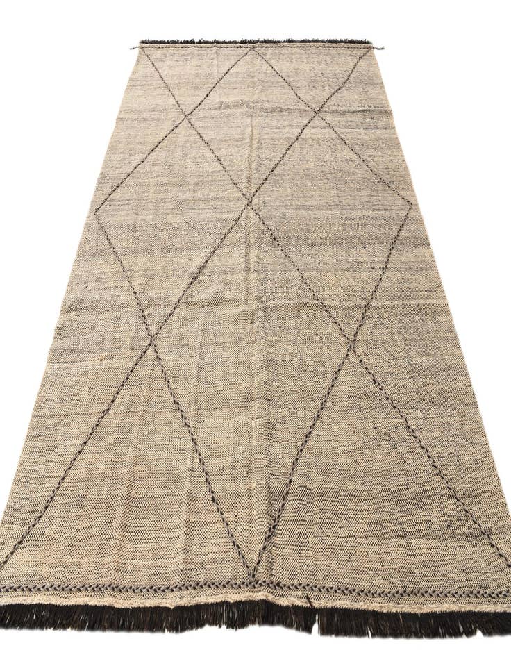 Detail image of 7' 5 x 9' 8  Hand Knotted Moroccan Wool Rug