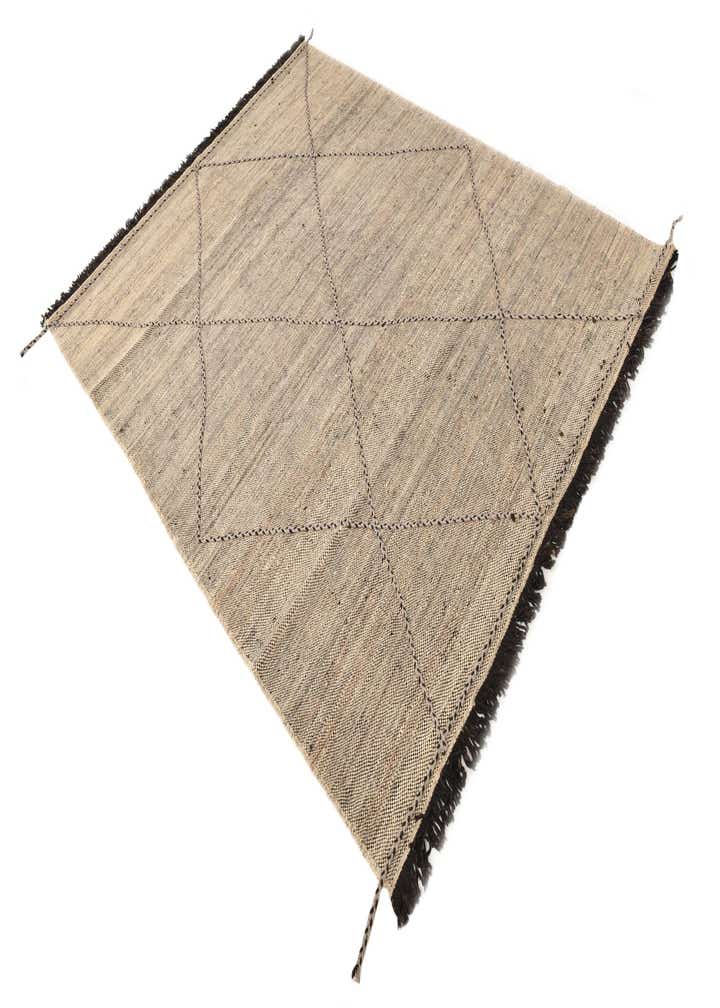 6' x 8' Hand Knotted Moroccan Wool Rug