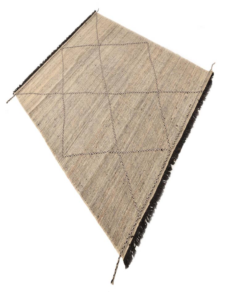 Detail image of 6' x 8' Hand Knotted Moroccan Wool Rug