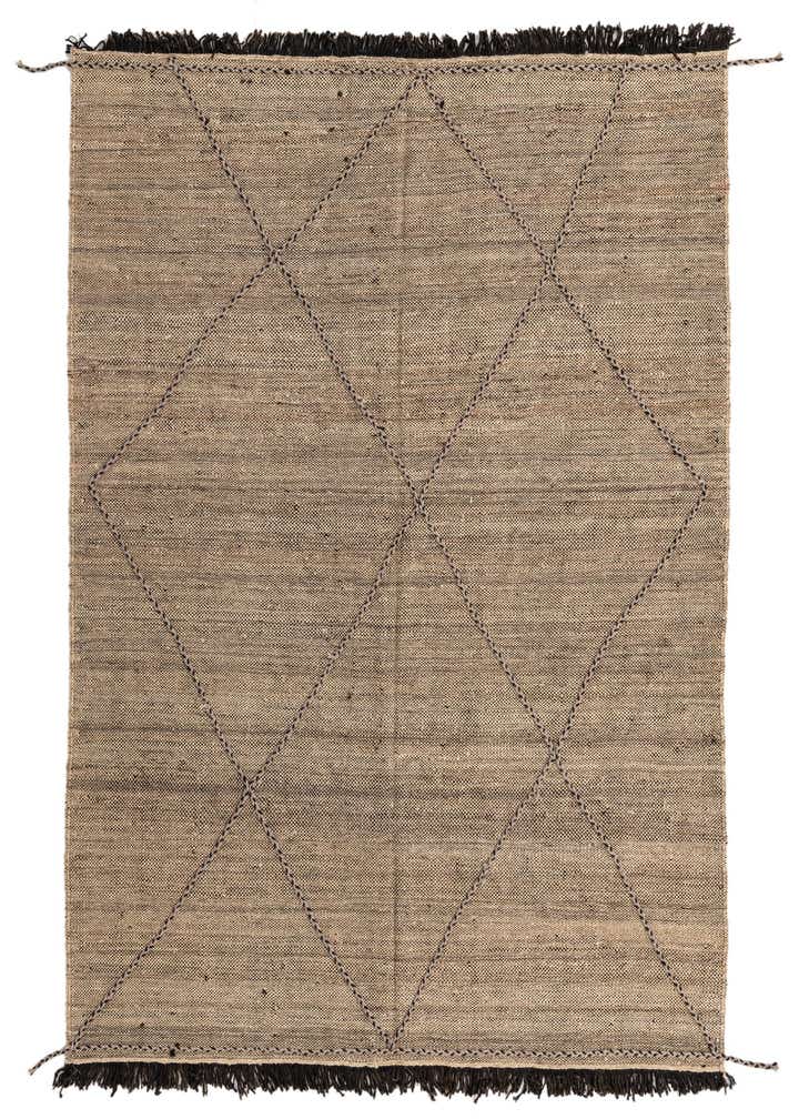 6' x 8' Hand Knotted Moroccan Wool Rug