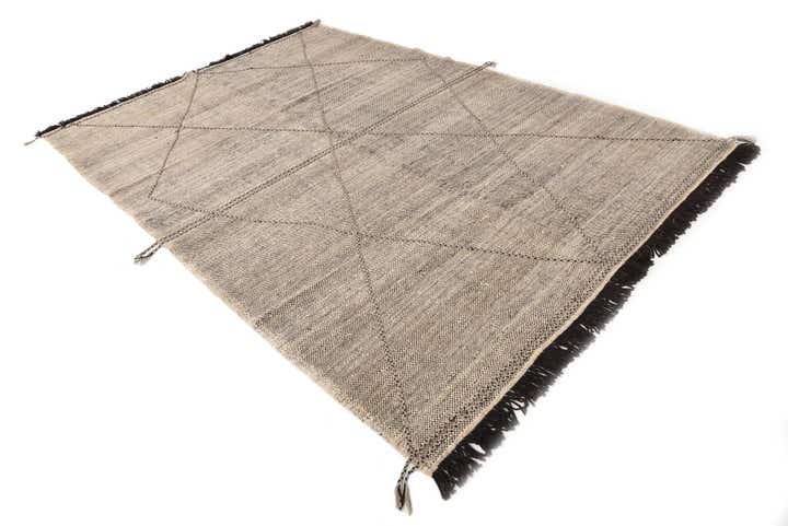 7' x 10' Hand Knotted Moroccan Wool Rug