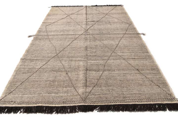 7' x 10' Hand Knotted Moroccan Wool Rug