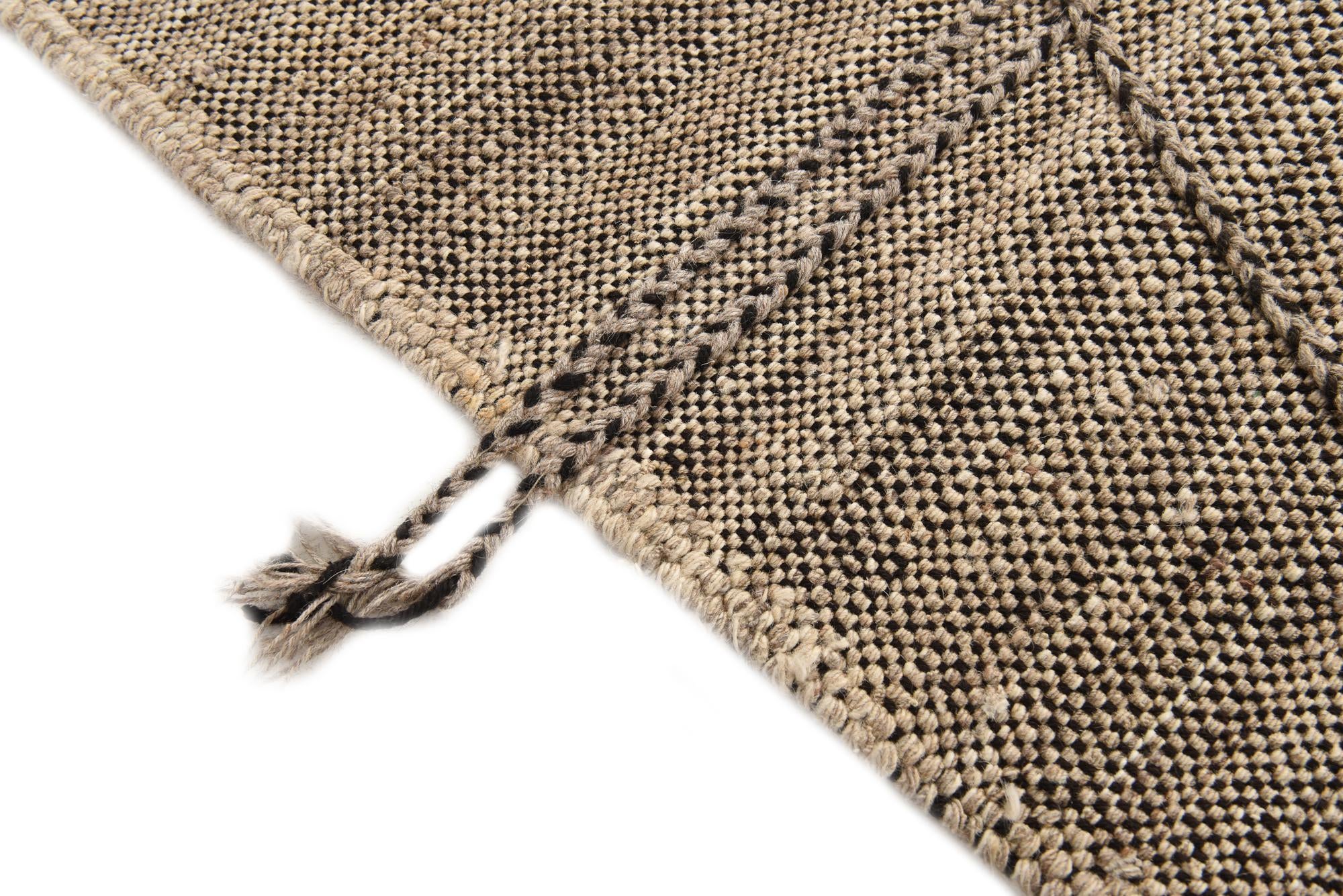 7' x 10' Hand Knotted Moroccan Wool Rug