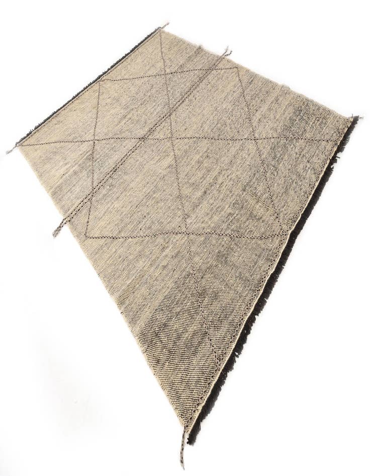 Detail image of 7' 5 x 9' 7  Hand Knotted Moroccan Wool Rug