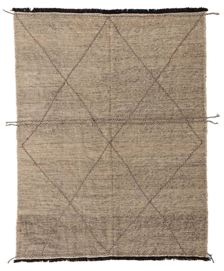Detail image of 7' 5 x 9' 7 Hand Knotted Moroccan Wool Rug