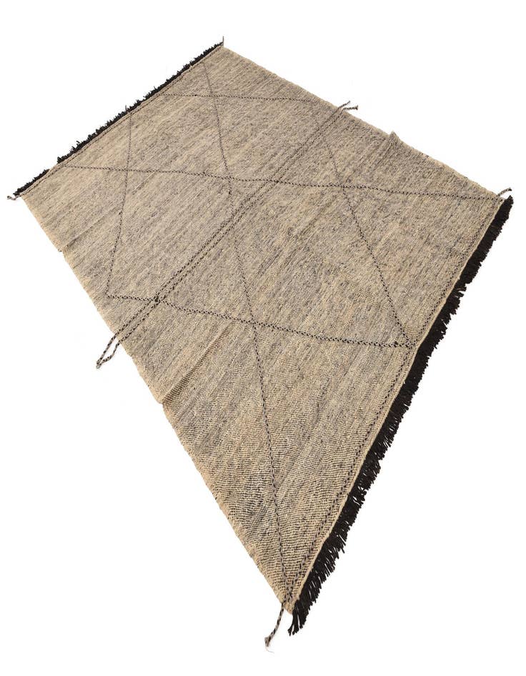 Detail image of 7' 2 x 9' 9  Hand Knotted Moroccan Wool Rug