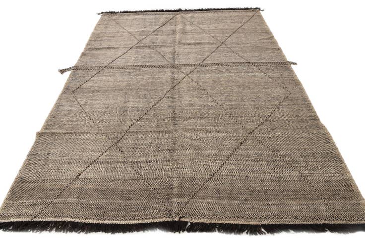 Detail image of 7' x 9' 7 Hand Knotted Moroccan Wool Rug