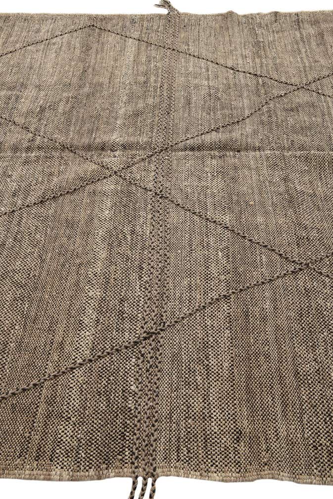 7' x 9' 7 Hand Knotted Moroccan Wool Rug