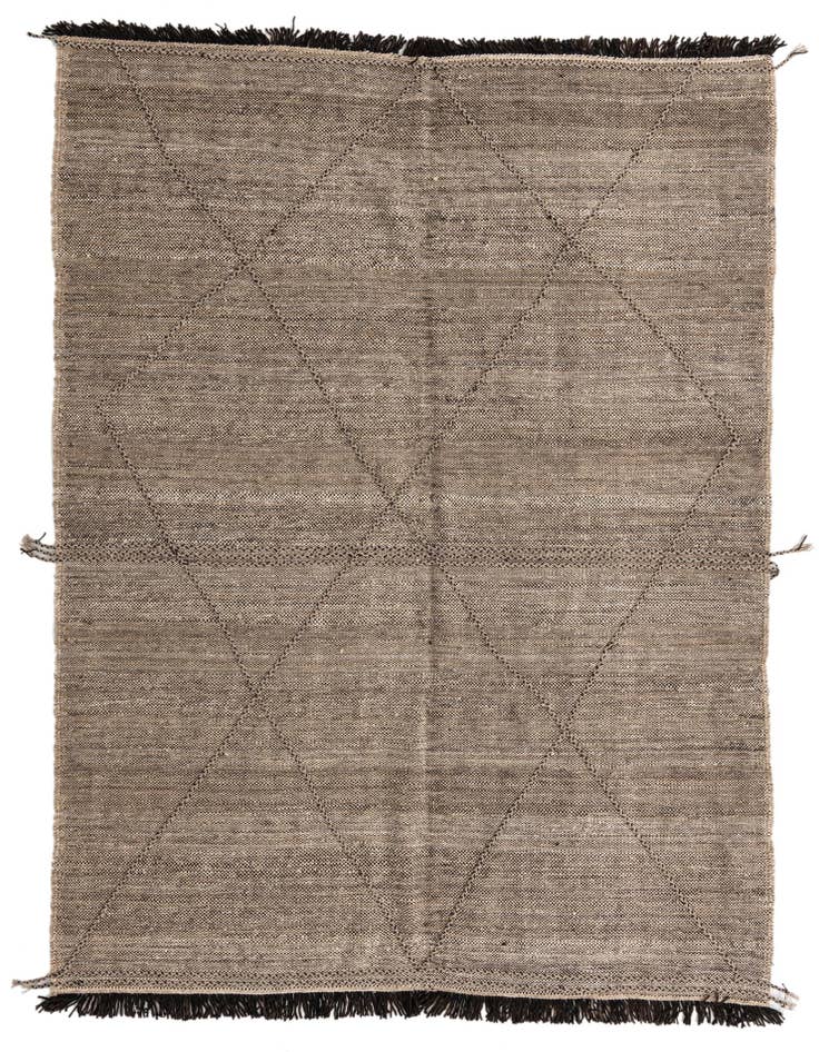 Detail image of 7' x 9' 7 Hand Knotted Moroccan Wool Rug
