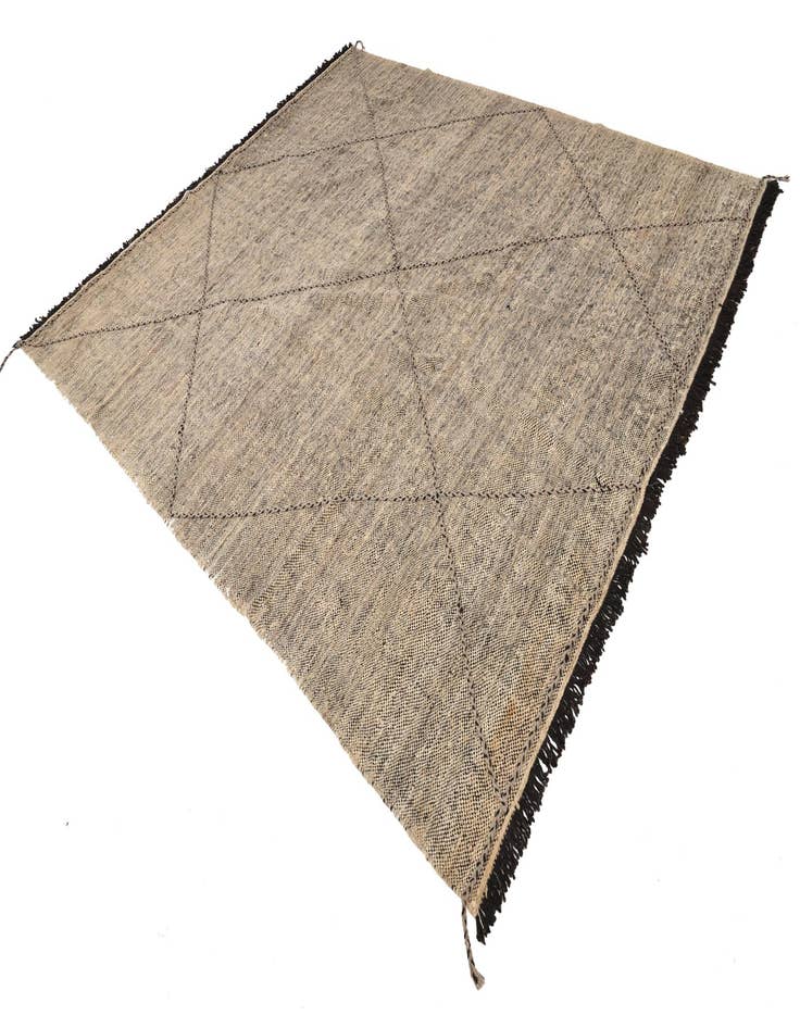 Detail image of 8' 6 x 9' 8 Hand Knotted Moroccan Wool Rug
