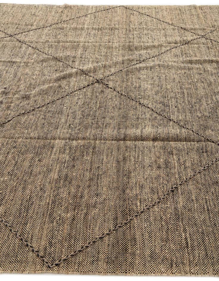 Detail image of 8' 6 x 9' 8 Hand Knotted Moroccan Wool Rug