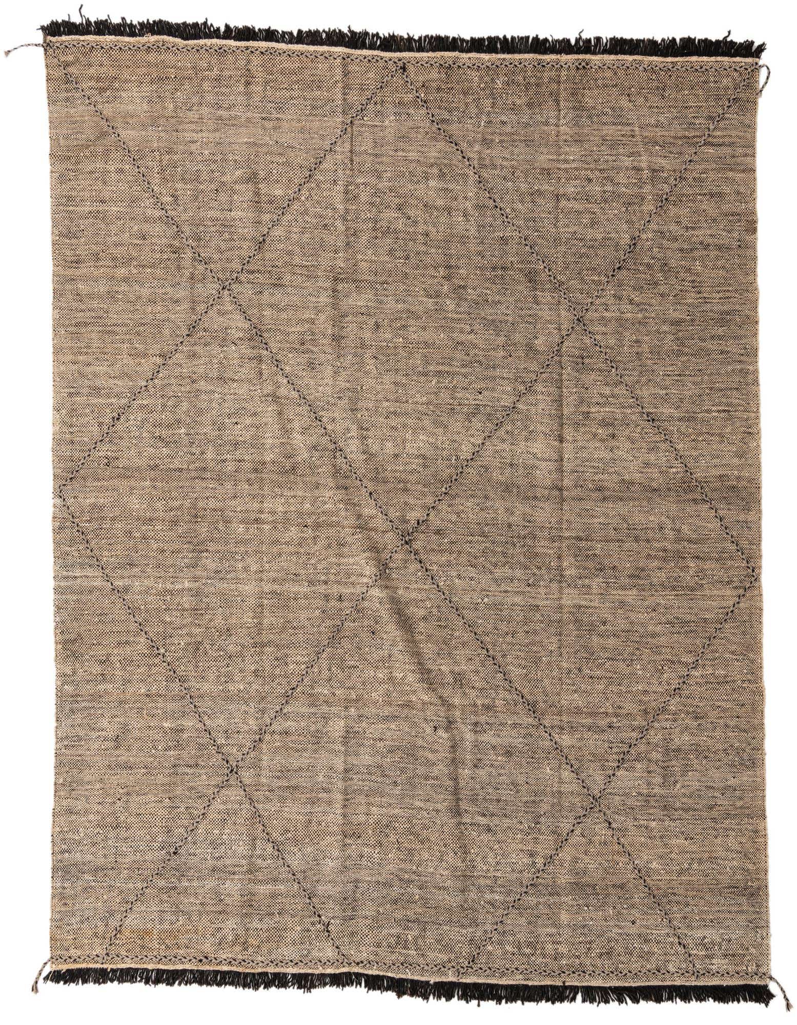 8' 6 x 9' 8 Hand Knotted Moroccan Wool Rug
