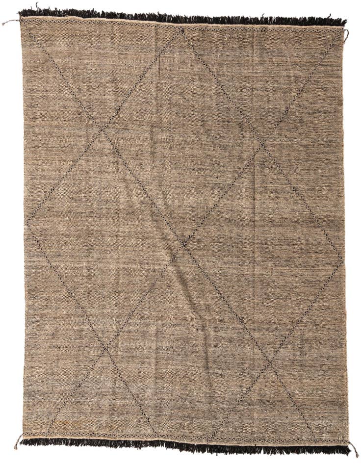 Detail image of 8' 6 x 9' 8 Hand Knotted Moroccan Wool Rug