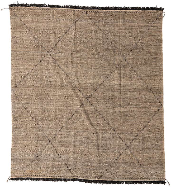 8' 6 x 9' 8 Hand Knotted Moroccan Wool Rug