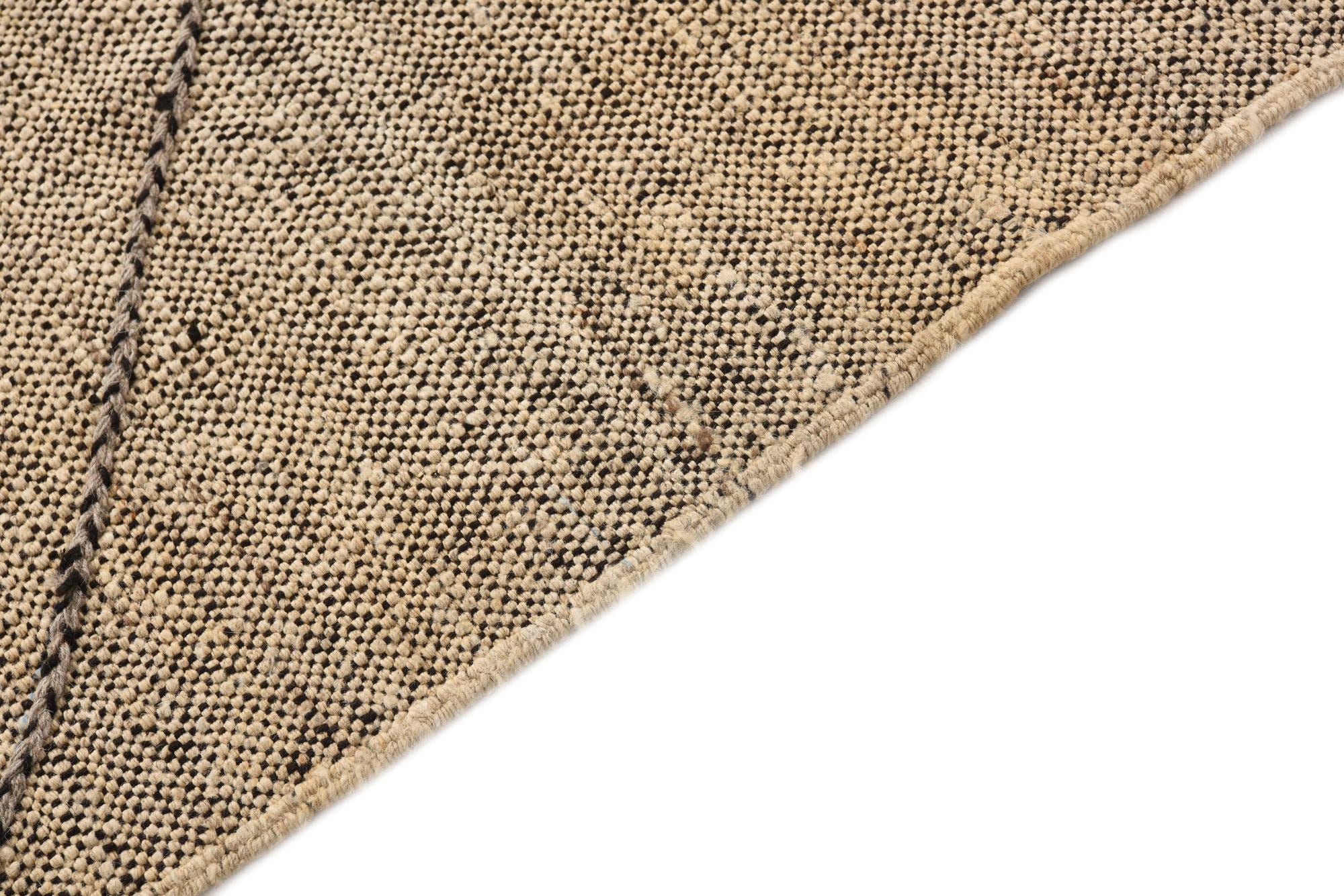 6' 1 x 7' 8 Hand Knotted Moroccan Wool Rug