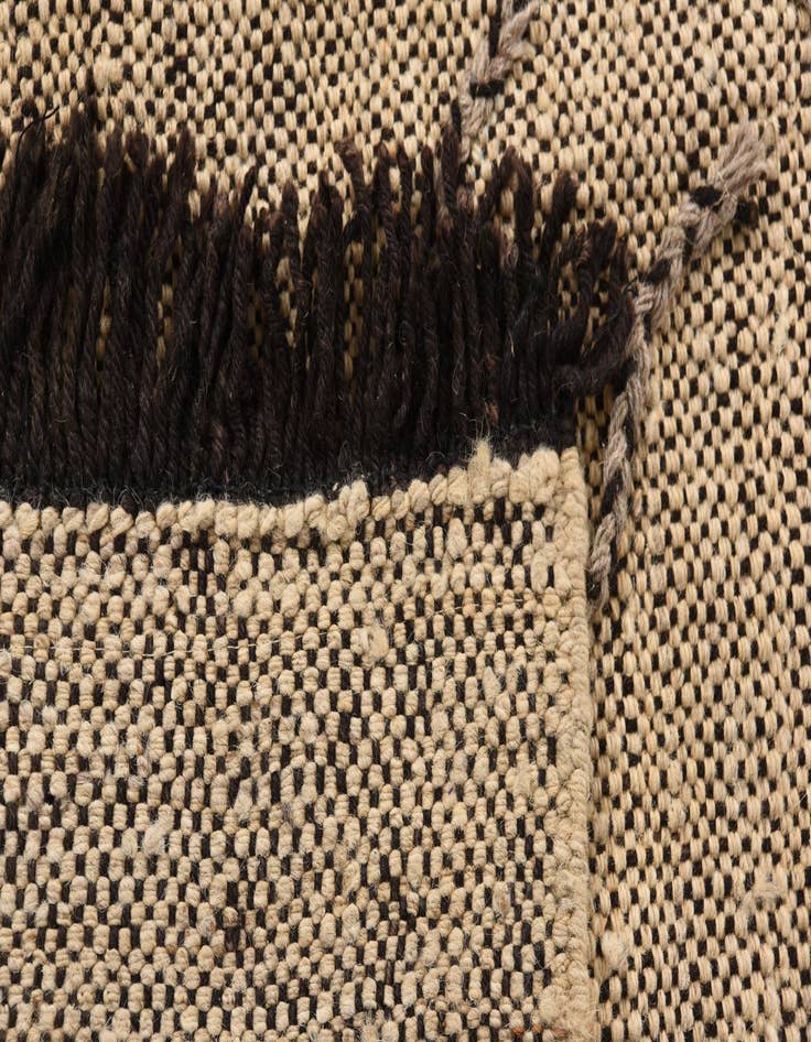 Detail image of 6' 1 x 7' 8  Hand Knotted Moroccan Wool Rug