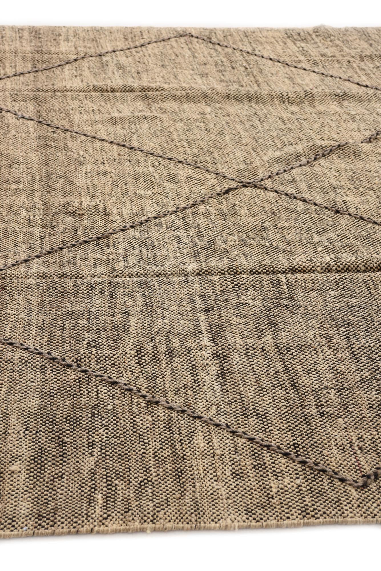 8' 4 x 10' Hand Knotted Moroccan Wool Rug
