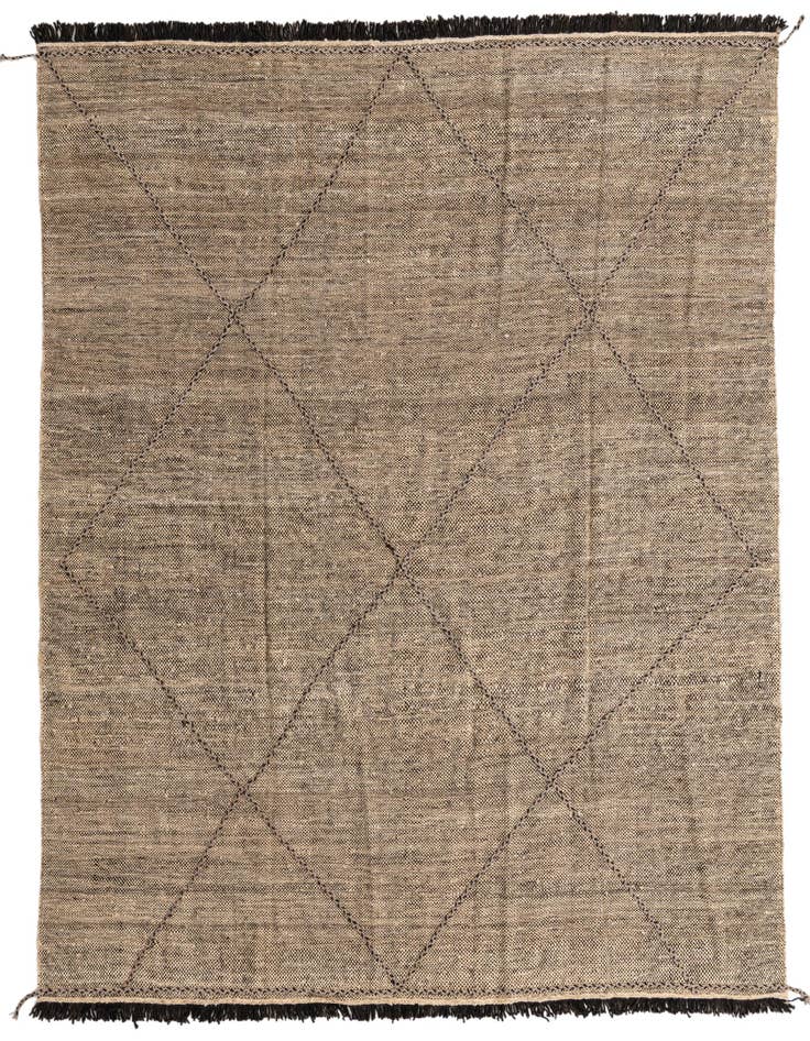 Detail image of 8' 4 x 10' Hand Knotted Moroccan Wool Rug